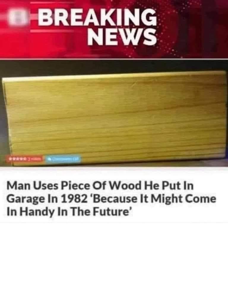 saved piece of wood